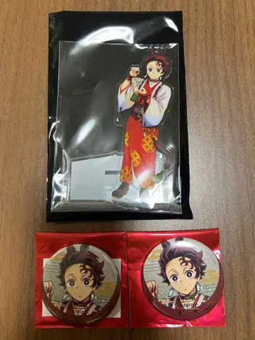 귀멸의 칼날 ufotable 아크릴 스탠드 캔뱃지 카마도 탄지로 간지 소