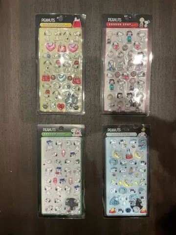 BONBON 드롭 씰 스누피 4개 수량 한정
