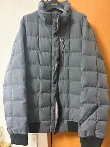 BEAMS HEART 그레이 다운 자켓 L