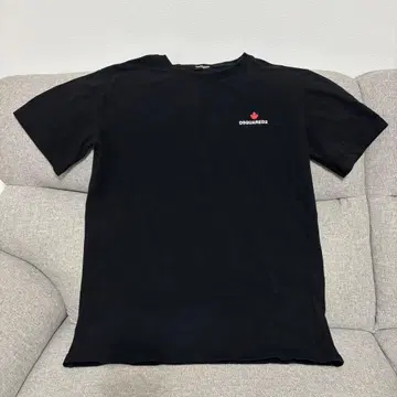 DSQUARED2 블랙 T셔츠