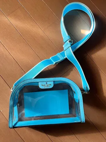 Kate spade 클리어 숄더백 라이트 블루