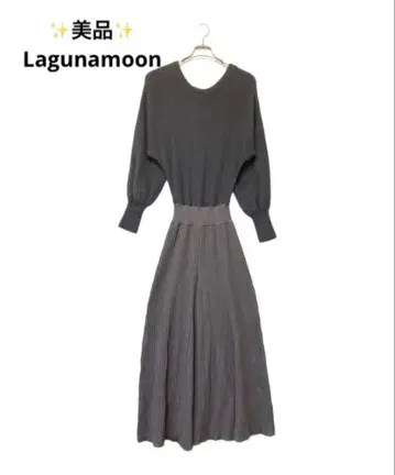 [ 새상품급 ] Lagunamoon 라그나문 니트 플리츠 원피스