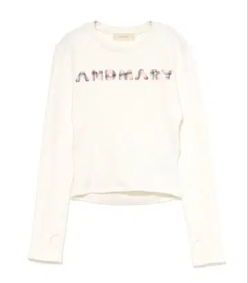 andmary 앤드마리 Mary 로고 패턴 탑스