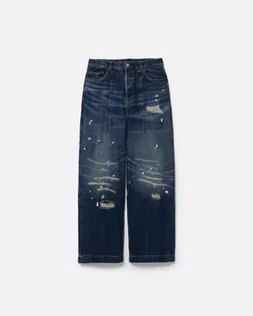 WIDE SEAM DENIM BAGGY PANTS .13 사이즈 0
