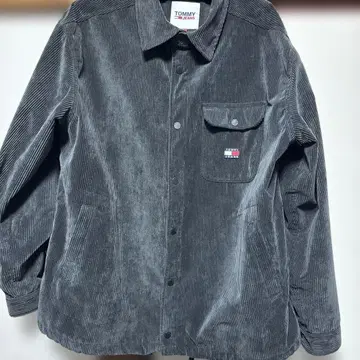 TOMMY JEANS 코듀로이 자켓 그레이