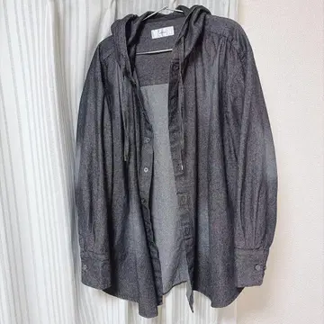 ADRER 아들러 오버 사이즈 셔츠 후드티