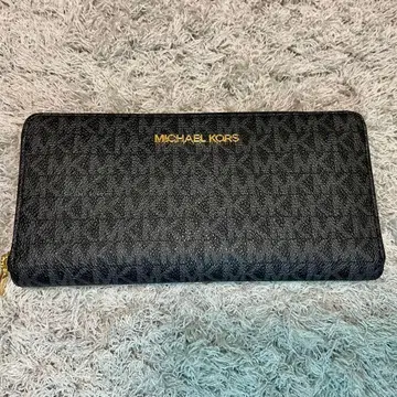 [ 미사용 ] MICHAEL KORS 블랙 장지갑