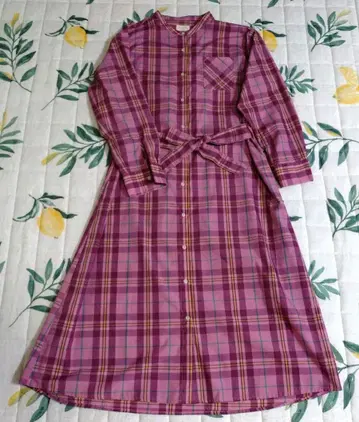 Afternoon Tea TARTANS 긴팔 셔츠 원피스