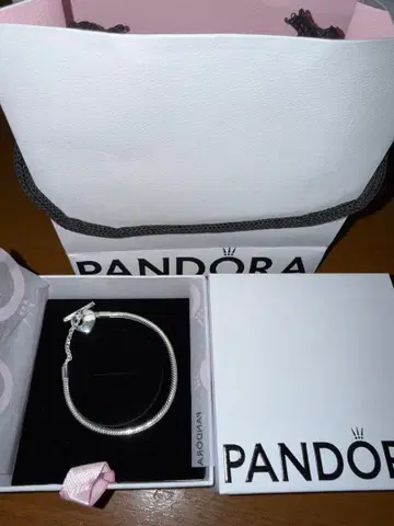 PANDORA 실버 체인 팔찌