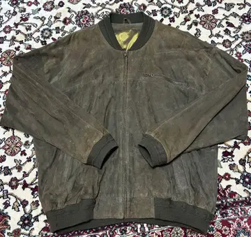 80s 블루종 안감 부착 스웨이드