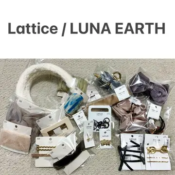 Lattice/LUNAEARTH 귀찌 헤어 액세서리 묶음 판매