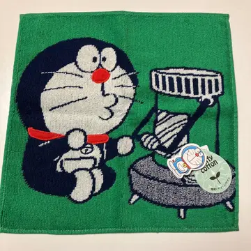 새상품 도라에몽 핸드 타월 타월 손수건 50주년 기프트 그린