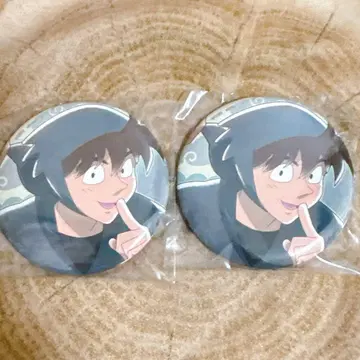 닌타마 란타로 세가 럭키 쿠지 도이 한스케 H상 캔뱃지 2점