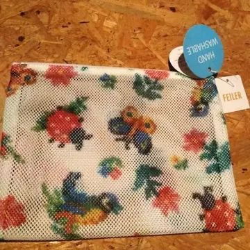 FEILER 메쉬 파우치 꽃과 곤충