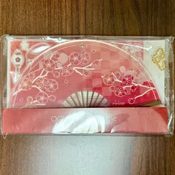 FUKUYA 후쿠야 부채 아크릴 프레임 빨간색 fanfancy+