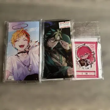 악마 왕자와 조종하는 인형 아크릴 스탠드 3종 세트