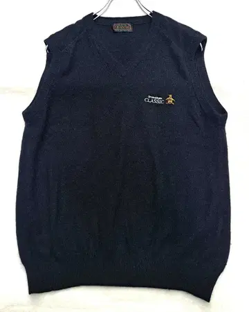 먼싱웨어 클래식 그랜드슬램 캐시미어 100% 베스트 남성용