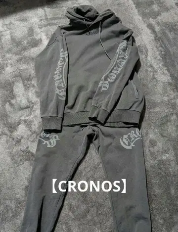 CRONOS 크로노스 로고 자수 셋업 맨투맨