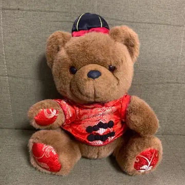 곰 봉제 인형 차이나 드레스 차이나 테디베어