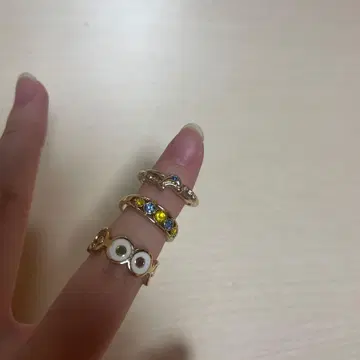 미니언 반지 세트