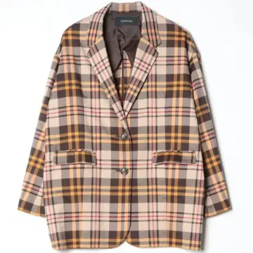 JEANASIS 체크 무늬 테일러드 자켓 FREE