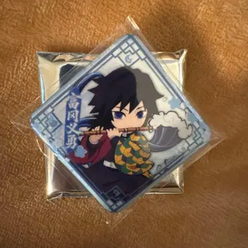 귀멸의 칼날 중국 한정판 악기 토미오카 기유 캔뱃지