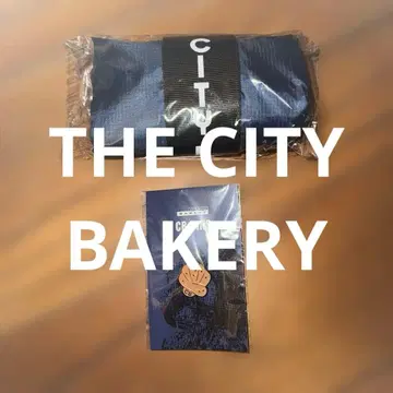 THE CITY BAKERY 오리지널 에코백 [ 네이비 ] & 핀즈