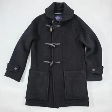 LONDON TRADITION 블랙 더플 코트
