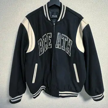 새상품급 BREATH PYTHON STADIUM JACKET BADHOP