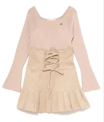 andmary High waist velour mini dress