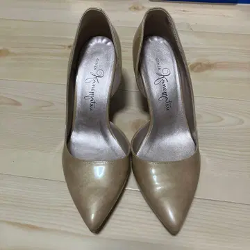 GINZA Kanematsu 베이지 하이힐