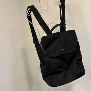 애니에스 베이 블랙 백팩