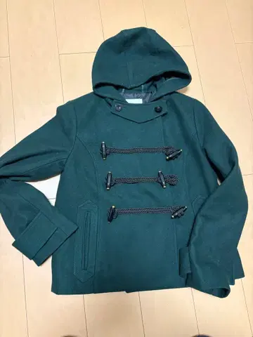 새상품급 MURUA 무루아 후드 부착 자켓 더플 코트