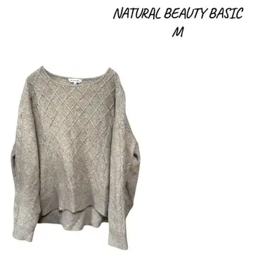 NATURAL BEAUTY BASIC 니트 스웨터 M