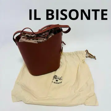[미사용 새상품] IL BISONTE 일비종떼 숄더백 브라운