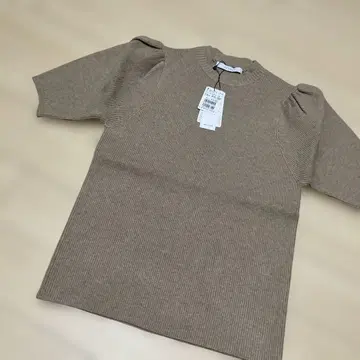 FENNEL 베이지 리브 니트 38