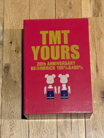 베어브릭 TMT 20주년 400% & 100%