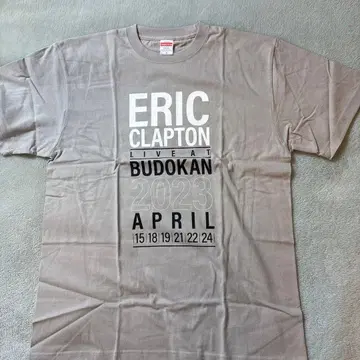 에릭 클랩튼 2023 투어 셔츠 [ XL 미사용 새상품 ] 33