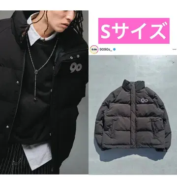 90 Logo Rich Puffer Jacket black S