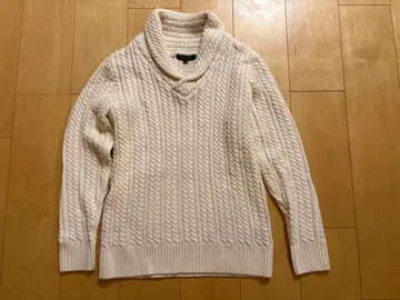 MICHAEL KLEIN 화이트 니트 스웨터