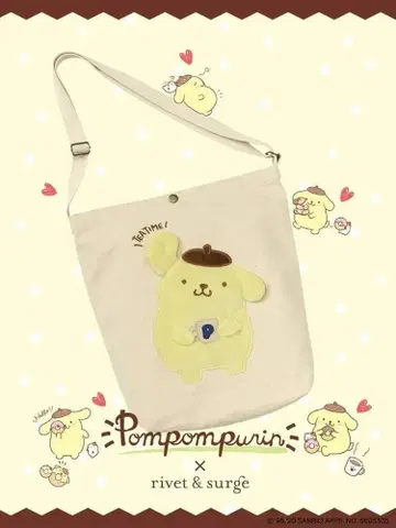 [ 대특가 ] 리벳&서지 폼폼푸딩 토트백 숄더 산리오