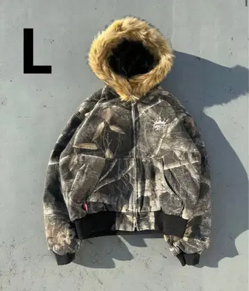 9090 King Logo Slub Denim Far Zip Hoodie