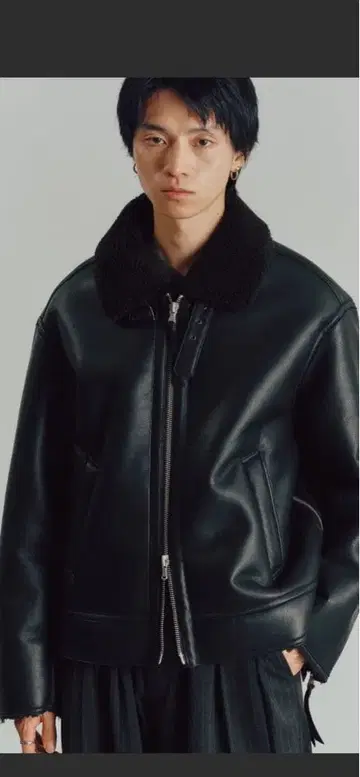 B-6 FAUX MOUTON BLOUSON wym