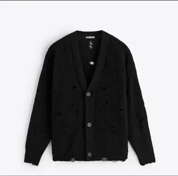ZARA 데미지 니트 가디건