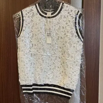 resil 레이스 탱크탑 사이즈 38 화이트