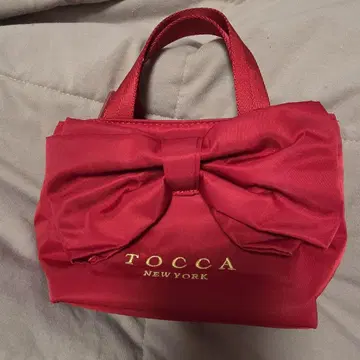 TOCCA 리본 포함 레드 미니 백