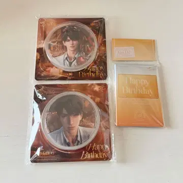 연애와 심공 마히루 2025 생일 캔뱃지 폴라로이드풍 카드 3종 세트