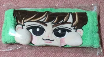 얼굴 디자인 헤어밴드 그린 컬러