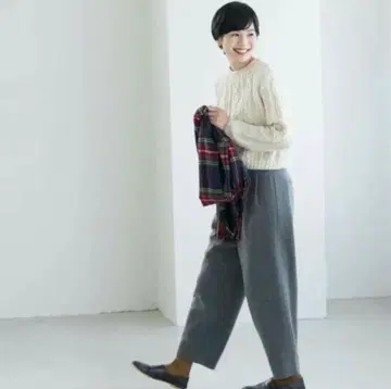 코다와리 실루엣의 따뜻한 울 팬츠 북유럽 생활 잡화점