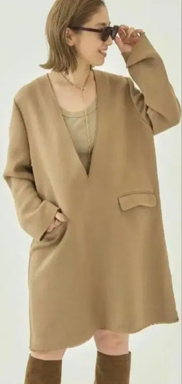 미사용 플라주 Plage V/N 튜닉 원피스 투모로우랜드 애로우즈